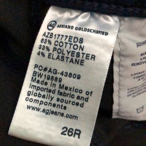 AG Adriano Goldschmied Farrah Skinny Ankle Jeans 26R - Picture 5 of 5